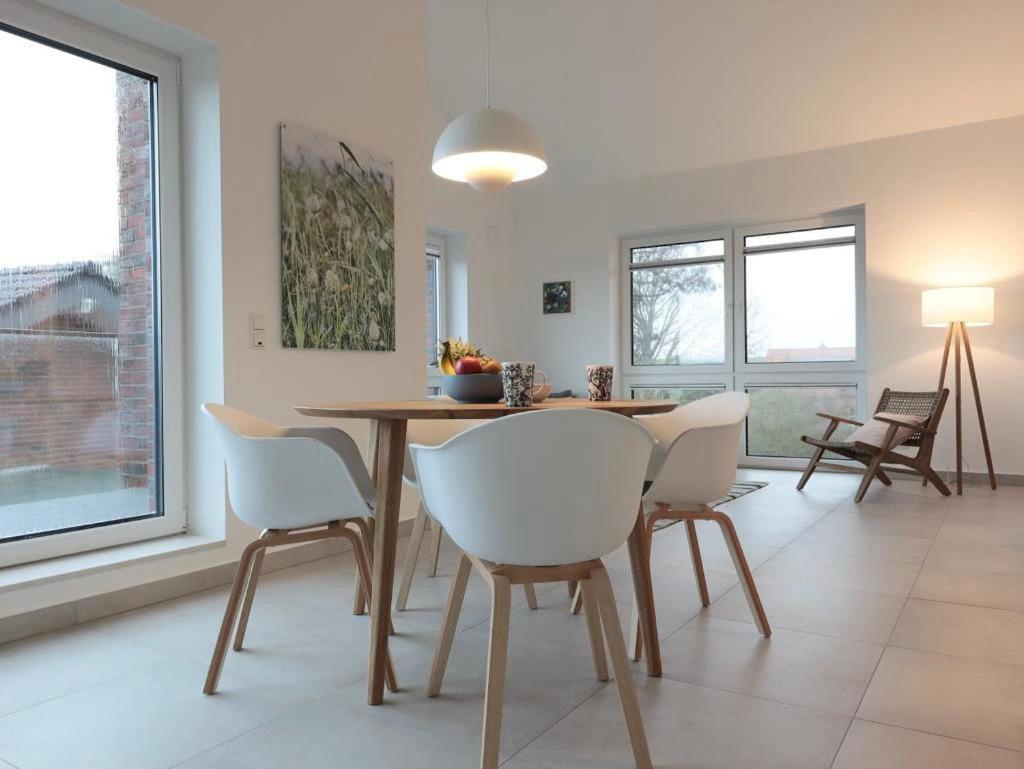 Ferienwohnung Pit Am Nordseedeich Butjadingen Bagian luar foto