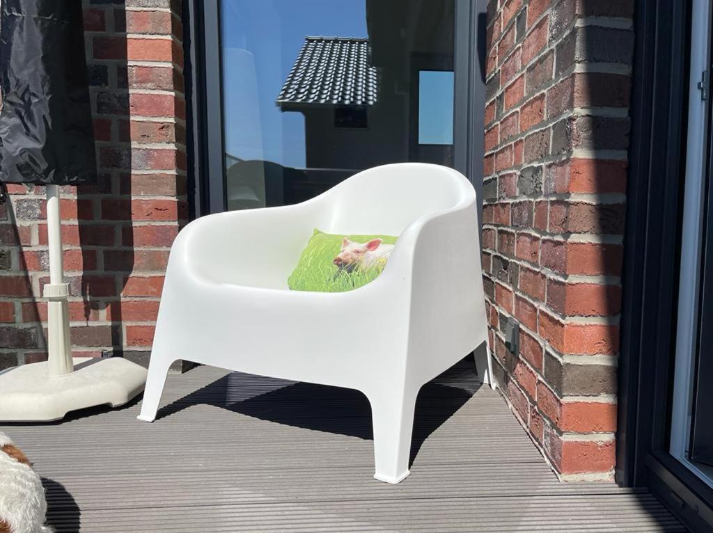 Ferienwohnung Pit Am Nordseedeich Butjadingen Bagian luar foto