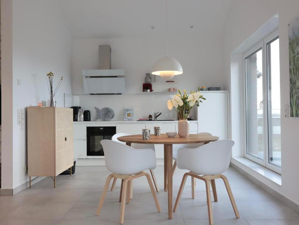 Ferienwohnung Pit Am Nordseedeich Butjadingen Bagian luar foto