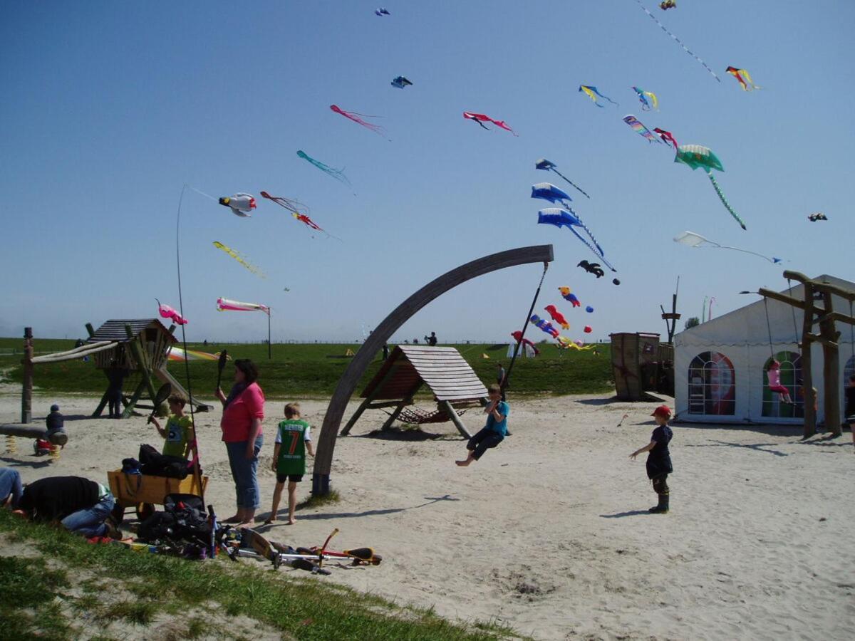 Ferienwohnung Pit Am Nordseedeich Butjadingen Bagian luar foto