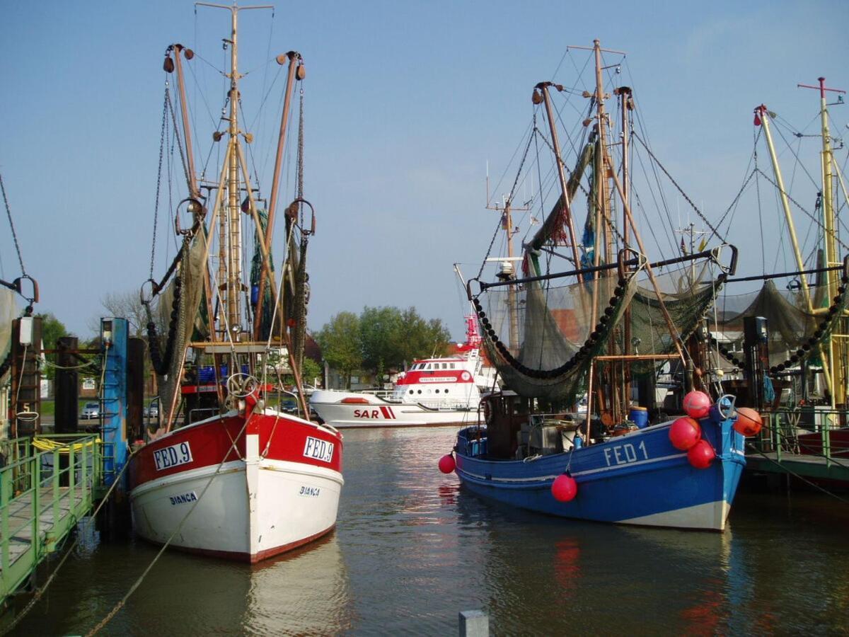 Ferienwohnung Pit Am Nordseedeich Butjadingen Bagian luar foto